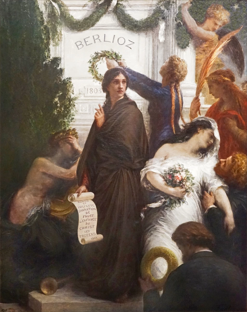 Henri Fantin - Latour, Il compleanno. Omaggio a Berlioz, Museo di Grenoble